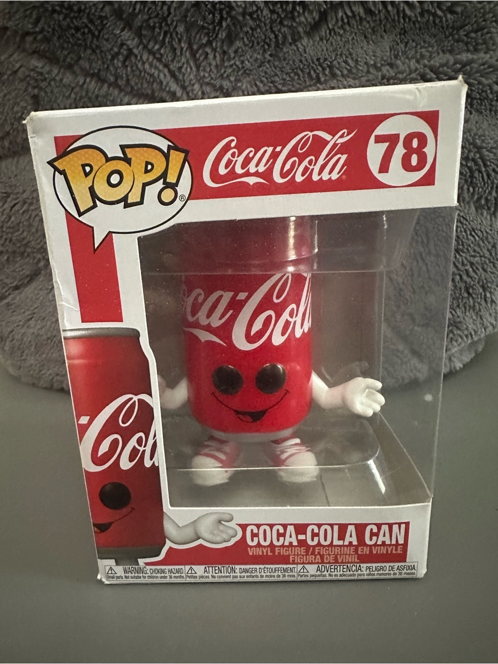 Coca-Cola Red Can Pop Vinyl Figure in Box